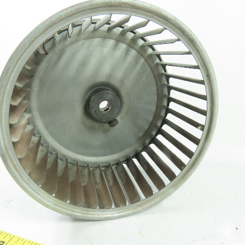 Steel Squirrel Cage Blower Fan Wheel 7-1/2" OD 3-3/4" Wide 14mm Bore