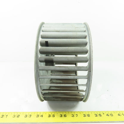 Steel Squirrel Cage Blower Fan Wheel 7-1/2" OD 3-3/4" Wide 14mm Bore