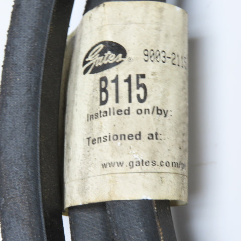 Gates 9003-2115 B115 Hi-Power II B115 V-Belt 118in Outer Length
