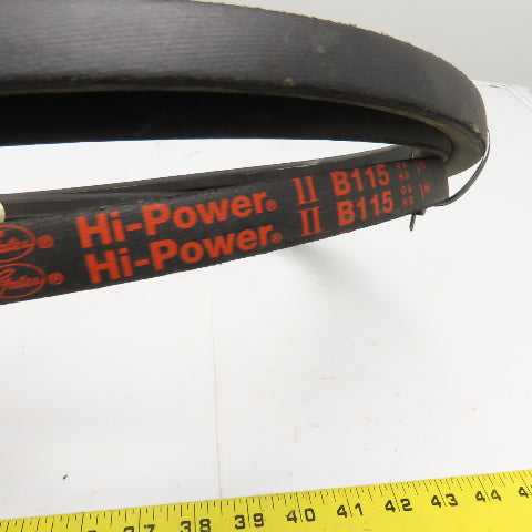 Gates 9003-2115 B115 Hi-Power II B115 V-Belt 118in Outer Length