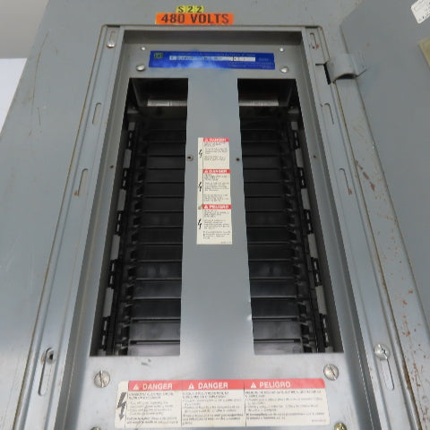 Square D 12-13154435-013 100A 3-Phase 4-Wire Panelboard Enclosure 480Y/277V