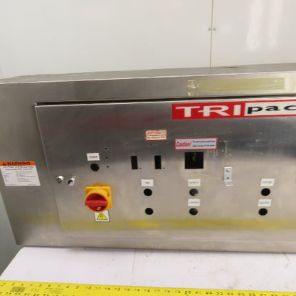 TRIpack 52.5"x 19.75"x 9.75" Stainless Steel Electrical Enclosure w/ Disconnect
