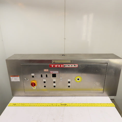 TRIpack 52.5"x 19.75"x 9.75" Stainless Steel Electrical Enclosure w/ Disconnect