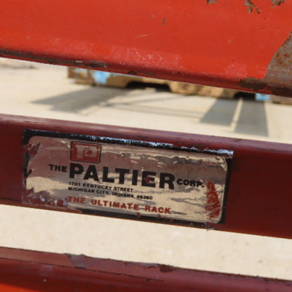 Paltier 27-1/2" x 120" Tall Keyhole Pallet Racking Uprights Lot Of 5
