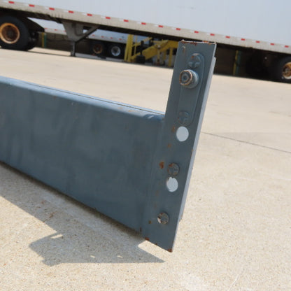 12' x 5" x 1-5/8" Shaved Pin Pallet Racking Beam Shelf 6,150Lb.