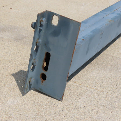 12' x 5" x 1-5/8" Shaved Pin Pallet Racking Beam Shelf 6,150Lb.