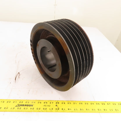 Martin 6 5V 1180 6-Groove V-Belt Sheave Pulley 11.8"OD x 4.4"Wide TB Bushed