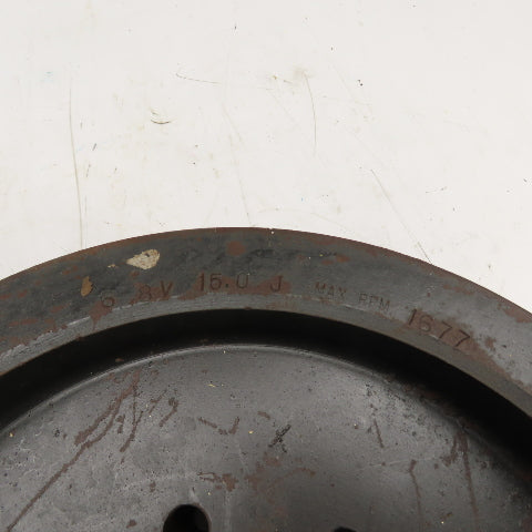 Dodge 8V15.0-J 8-Groove QD Bushed V-Belt Sheave Pulley 15.0" OD x 9.375" W