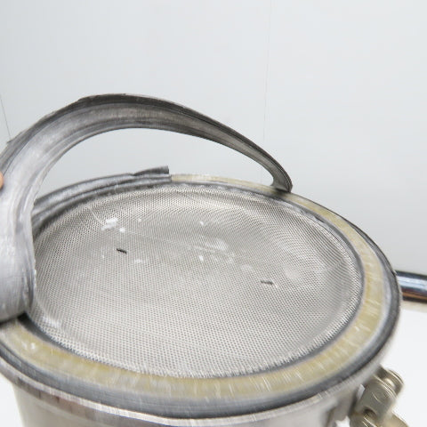 Bulk Powder Unloader Funnel W/ Dust Extraction Hood & PLS2-E-1-1 Level Switch