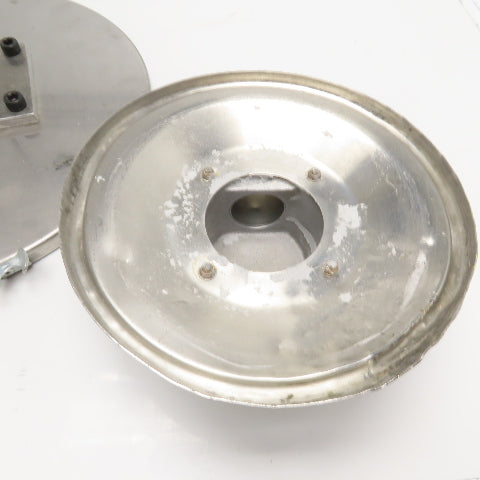Bulk Powder Unloader Funnel W/ Dust Extraction Hood & PLS2-E-1-1 Level Switch