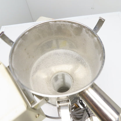 Bulk Powder Granule Unloader Funnel W/ Dust Extraction Hood & Level Sensors