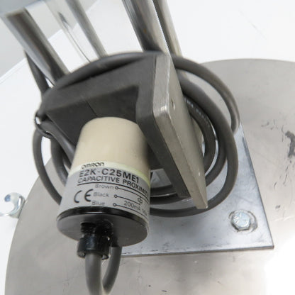 Bulk Powder Granule Unloader Funnel W/ Dust Extraction Hood & Level Sensor