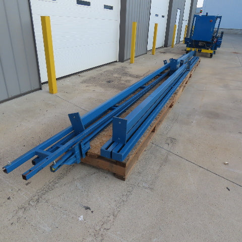 Gorbel 250 Lbs Freestanding Work Station Bridge Crane 21' Span 23' Run No Bridge