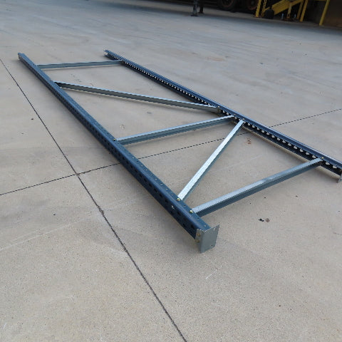 Interlake H-315 48" x 12' Tall Tear Drop Bolt Together Pallet Racking Upright