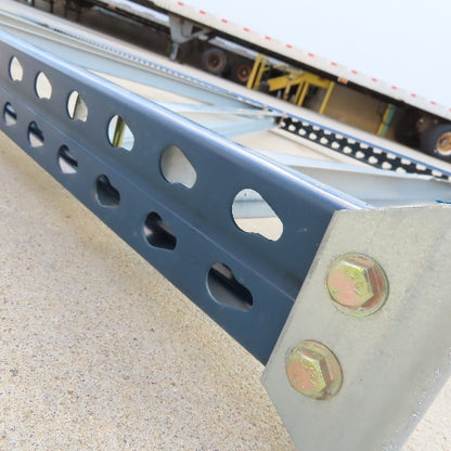 Interlake H-315 48" x 12' Tall Tear Drop Bolt Together Pallet Racking Upright