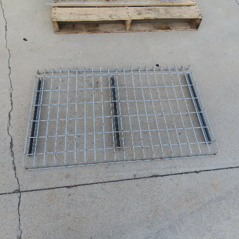 24" x 40" Double Waterfall Pallet Rack Shelf Decking Used Lot Of 6