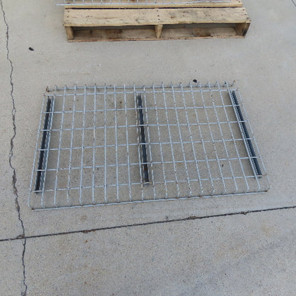 24" x 40" Double Waterfall Pallet Rack Shelf Decking Used Lot Of 6