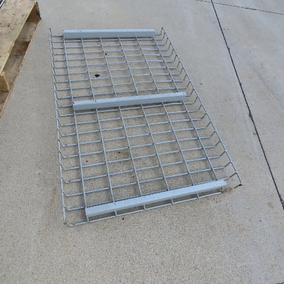 24" x 40" Double Waterfall Pallet Rack Shelf Decking Used Lot Of 6