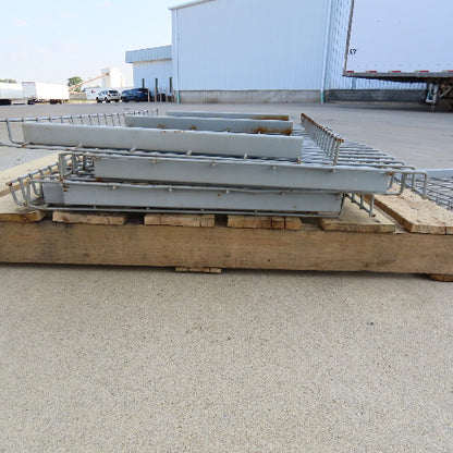 24" x 40" Double Waterfall Pallet Rack Shelf Decking Used Lot Of 6