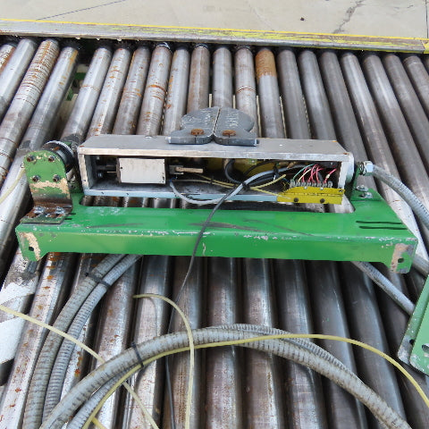 52" Wide x 10' Long Chain Drive Pallet Conveyor 190VDC Tested 15FPM@75VDC