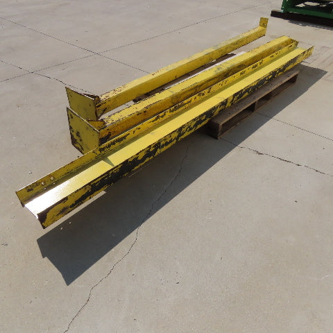 2 Post Free Standing 8x4 I-Beam Trolley Gantry Crane 9' Travel 109" Tall