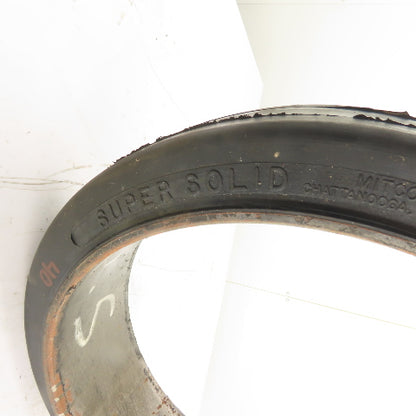MITCO 20x5x16 Solid Rubber Press-On Forklift Tire Wheel