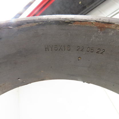 MITCO 20x5x16 Solid Rubber Press-On Forklift Tire Wheel