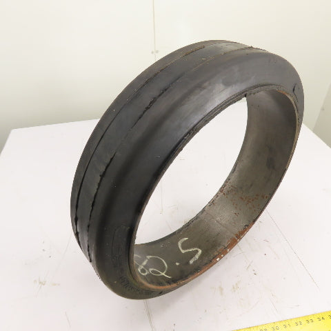 MITCO 20x5x16 Solid Rubber Press-On Forklift Tire Wheel