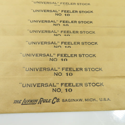 Lufkin 10 Universal Feeler Stock 0.009" Thick 12" Long Lot Of 13