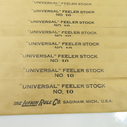 Lufkin 10 Universal Feeler Stock 0.009" Thick 12" Long Lot Of 13