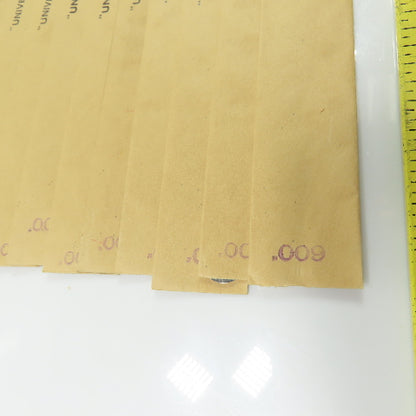 Lufkin 10 Universal Feeler Stock 0.009" Thick 12" Long Lot Of 13