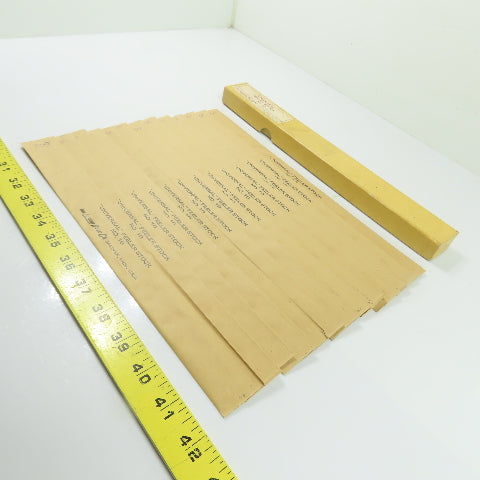 Lufkin 10 Universal Feeler Stock 0.009" Thick 12" Long Lot Of 13