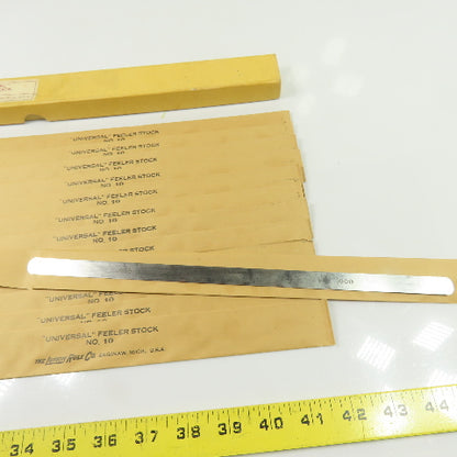 Lufkin 10 Universal Feeler Stock 0.009" Thick 12" Long Lot Of 13