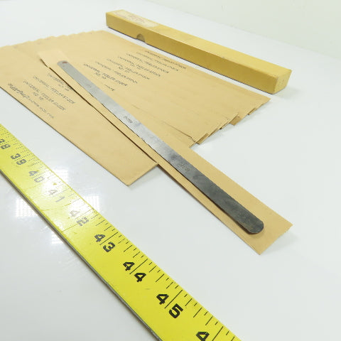 Lufkin 10 Universal Feeler Stock 0.009" Thick 12" Long Lot Of 13