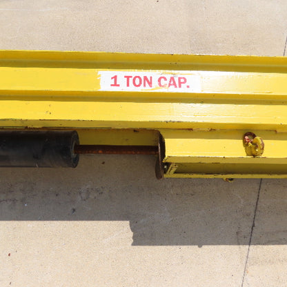 1 Ton 4 Roll Load Rotating Sling Hoist 33' Long 2 Point Hook Mount