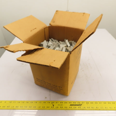 Fortune AC3S22 AX90 1-7/8 x 5/8 Angle Cut Triangle Ceramic Tumbling Media 40+lbs