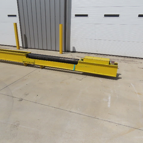 1000Lbs 3 Roll Load Rotating Sling Hoist 33' Long 4 Point Hook Mount 20FPM 480V