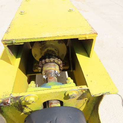 1000Lbs 3 Roll Load Rotating Sling Hoist 33' Long 4 Point Hook Mount 20FPM 480V