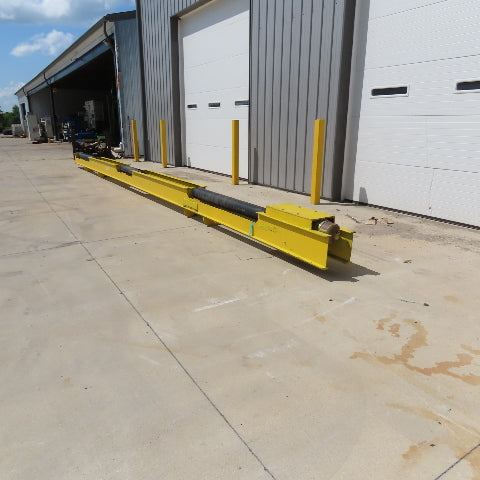 1000Lbs 3 Roll Load Rotating Sling Hoist 33' Long 4 Point Hook Mount 20FPM 480V