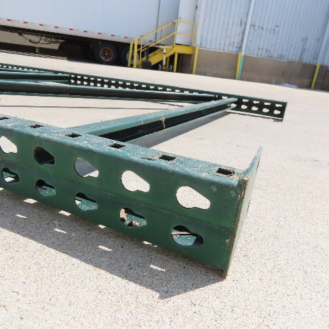 48" x 10' Tall Teardrop Pallet Racking Upright