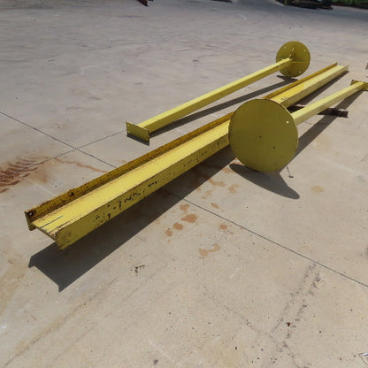 6 Ton 2 Post Free Standing 10x5" I-Beam Gantry Crane 20' Travel 12.5' Tall