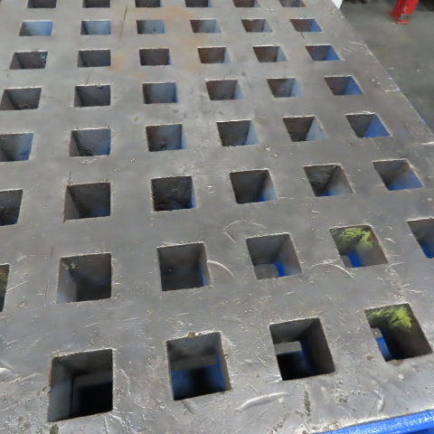 Weldsale 5' x 6' x 2-1/2" Thick Workholding Platen Welding Table W/ Clamps