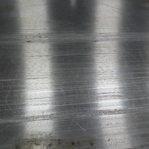 80" x 45-3/4" Steel Top Welding Assembly Table 2-1/2" Thick Top 33" Tall