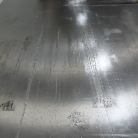 80" x 45-3/4" Steel Top Welding Assembly Table 2-1/2" Thick Top 33" Tall