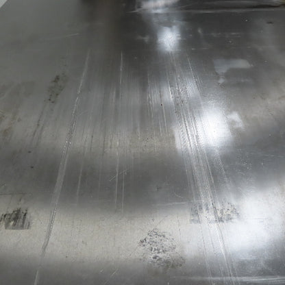80" x 45-3/4" Steel Top Welding Assembly Table 2-1/2" Thick Top 33" Tall