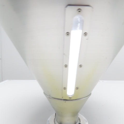 1 Cu/Ft Aluminum Bulk Material Feeder Funnel 18" Tall