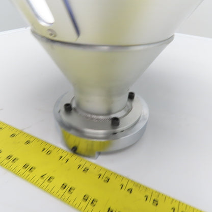 1 Cu/Ft Aluminum Bulk Material Feeder Funnel 18" Tall