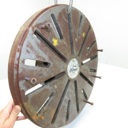 18" Slotted Workholding Lathe Faceplate L2 Long Taper Spindle Mount