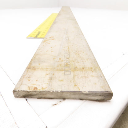 4" x 3/8" Thick 304L Stainless Steel Flat Bar Stock 65" OAL