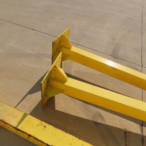 Free Standing 2 Post I-Beam Gantry Crane 12' Travel S8x18.4 119" Tall